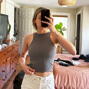 Free People Grey Tank